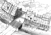 Gothic Conceptarts -  Altes Lager - Wallansicht